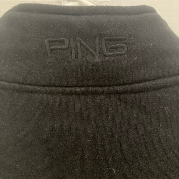 PING Black Zip-Up Men's Sweater - Picture 4 of 5